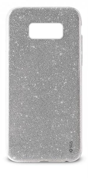 Glitter custodia rigida Galaxy S8 Silver