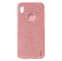Glitter custodia rigida Apple Iphone X Pink
