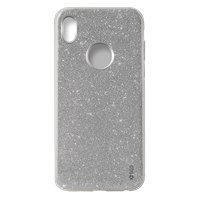 Glitter custodia rigida Apple Iphone X Silver