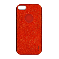 Glitter custodia rigida Iphone 8 Plus Red