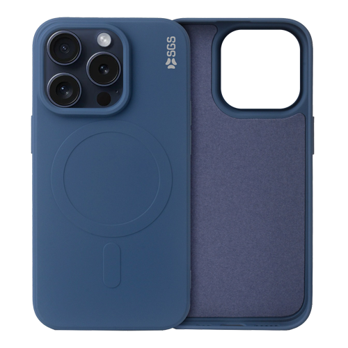 Silk Custodia TPU Soft Touch Magsafe Iphone 15 Blue
