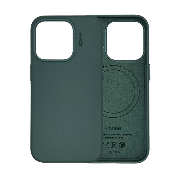 Essential Magsafe Custodia PU Iphone 15 Green