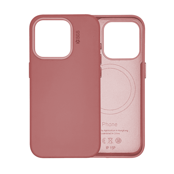 Essential Magsafe Custodia PU Iphone 15 Pro Max Pink