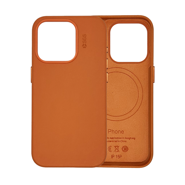 Essential Magsafe Custodia PU Iphone 15 Pro Orange
